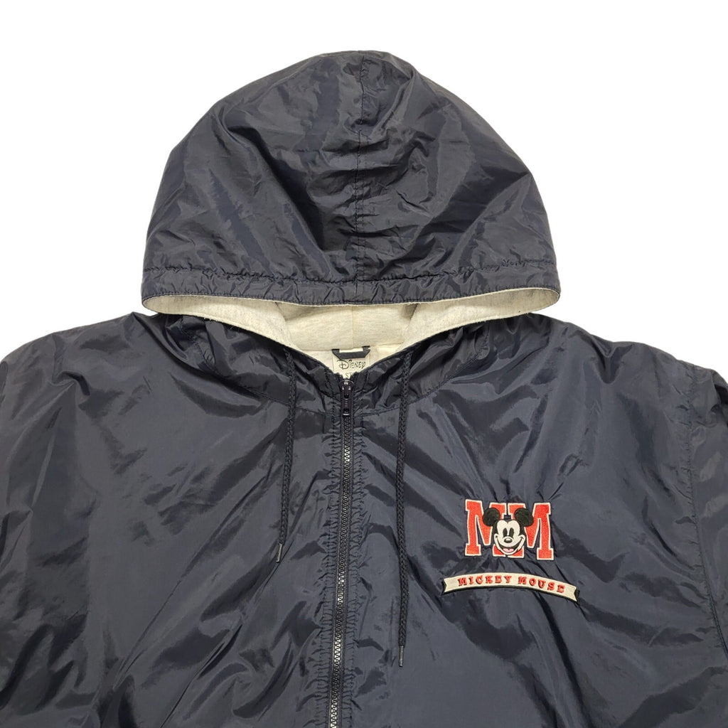 Disney Store Blue Y2k Zipped Hooded Jacket Uk Men's Size 2XL