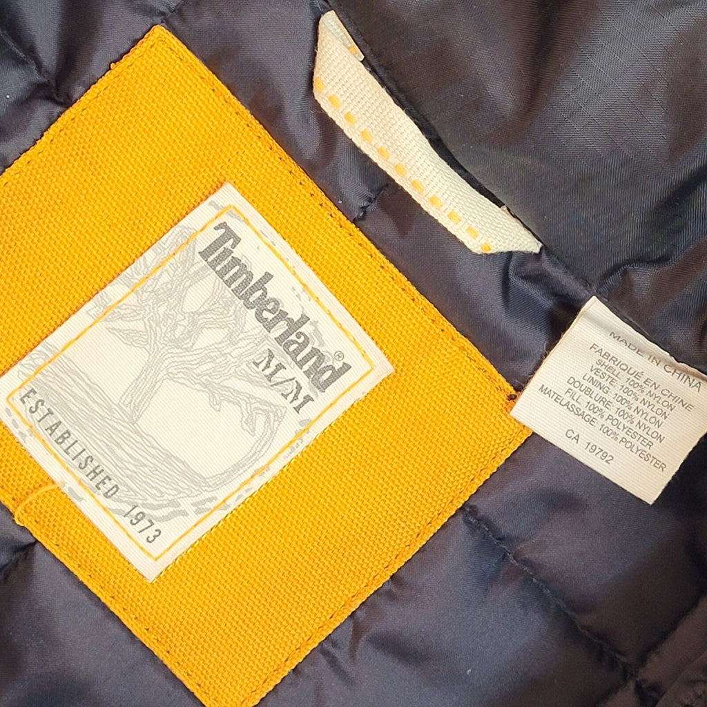 Timberland Vintage Y2k Grey Collared Jacket Uk Men's Size Medium