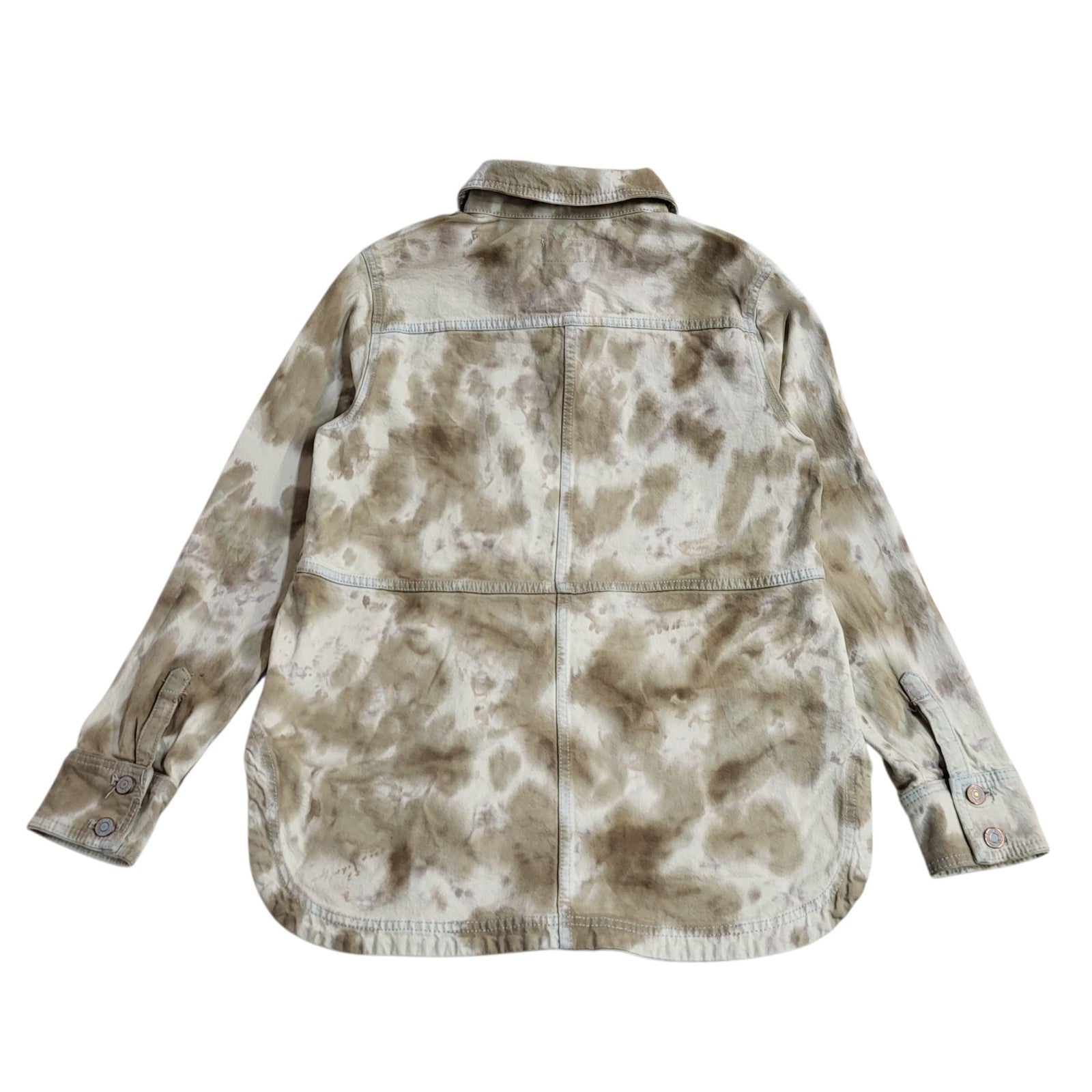 Anthropologie Denim Jacket Bnwt Y2k Beige UK Women's Size S