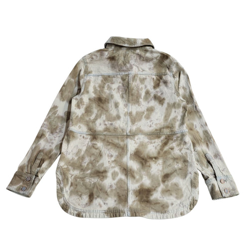 Anthropologie Denim Jacket Bnwt Y2k Beige UK Women's Size S