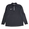 Nike Dri-Fit Black 1/4 Zip Sports Tracksuit Top Jacket UK Men's Size M