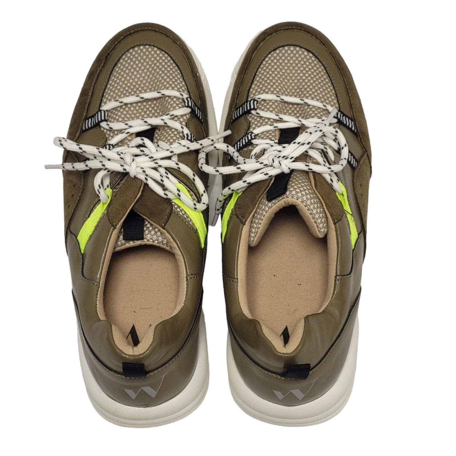 Vanessa Wu Brown Lace-up Sports Casual Trainers Uk Women's Size 7.5