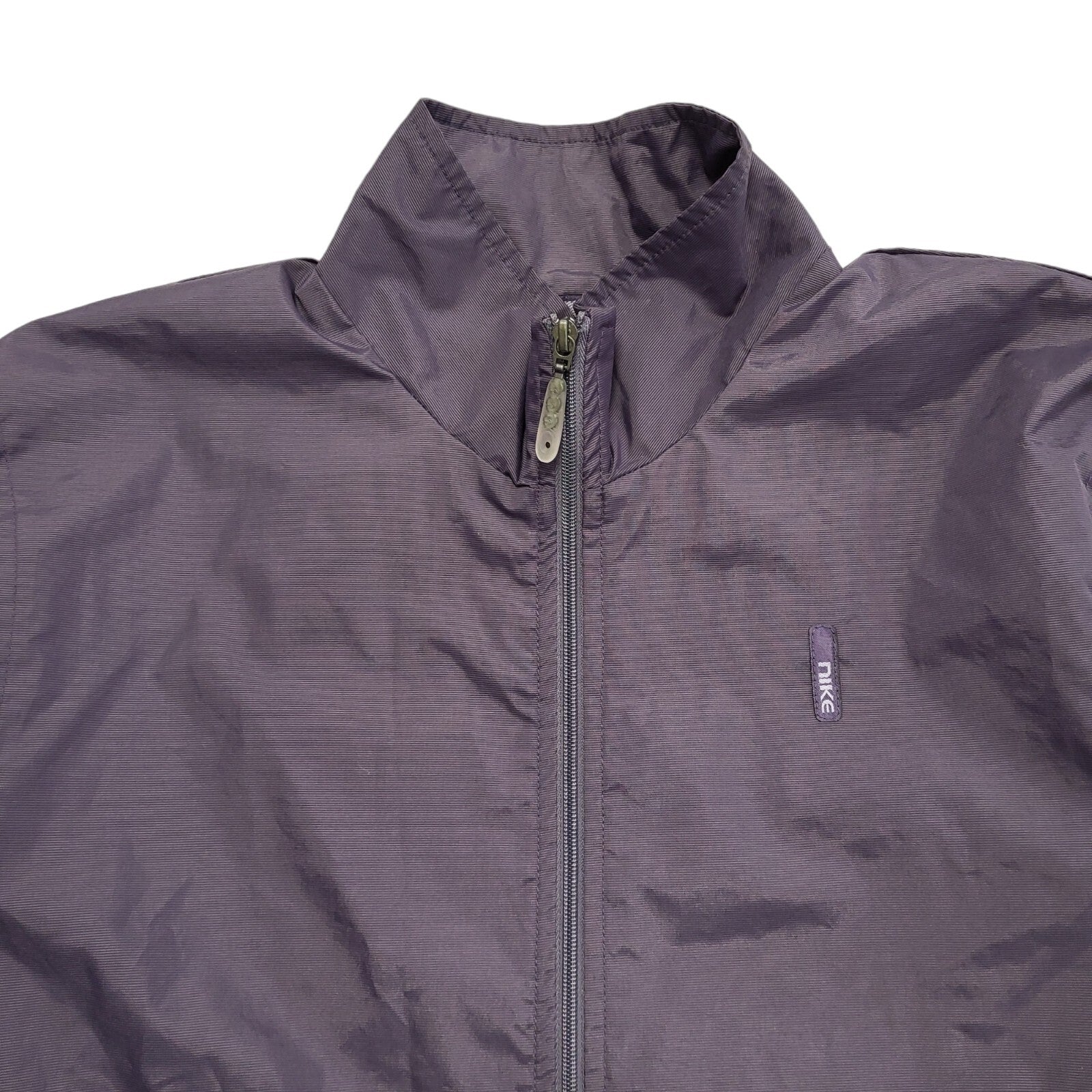 Nike Vintage Y2K Purple Full Zip Sports Jacket Uk Women's Size Medium