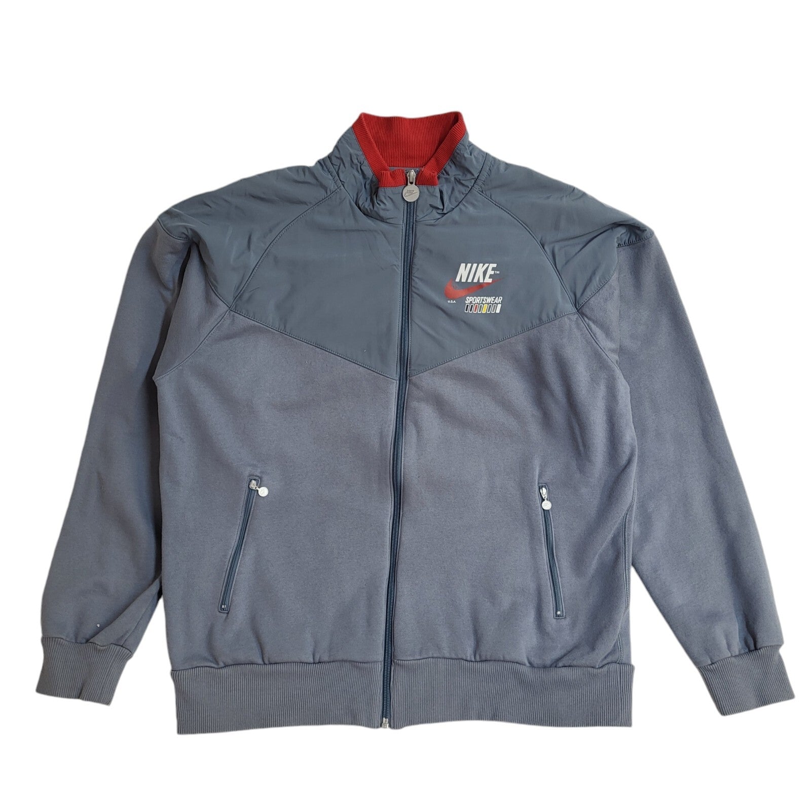 Nike Usa Grey Vintage 90's Sports Jacket UK Men's Size L