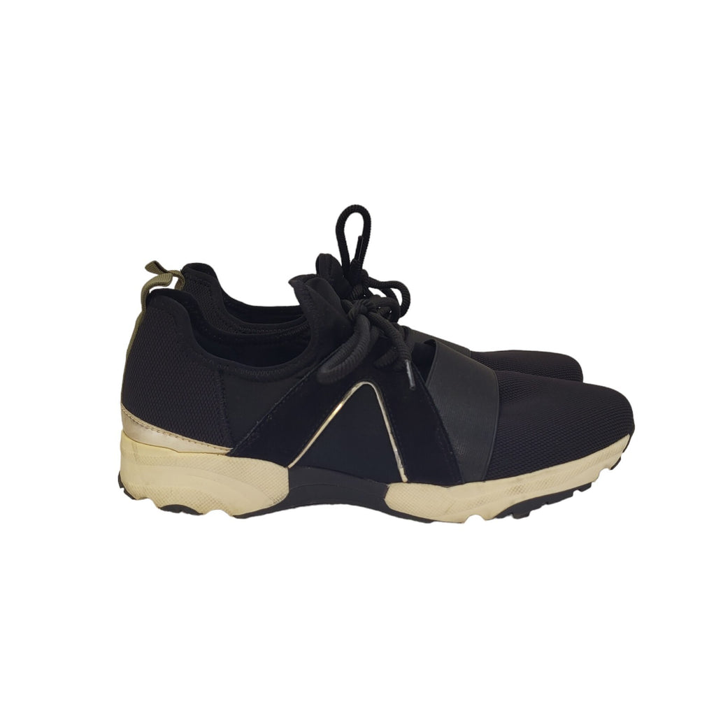 Carvela Black & White Lace-up Sports Casual Trainers Uk Men's Size 6
