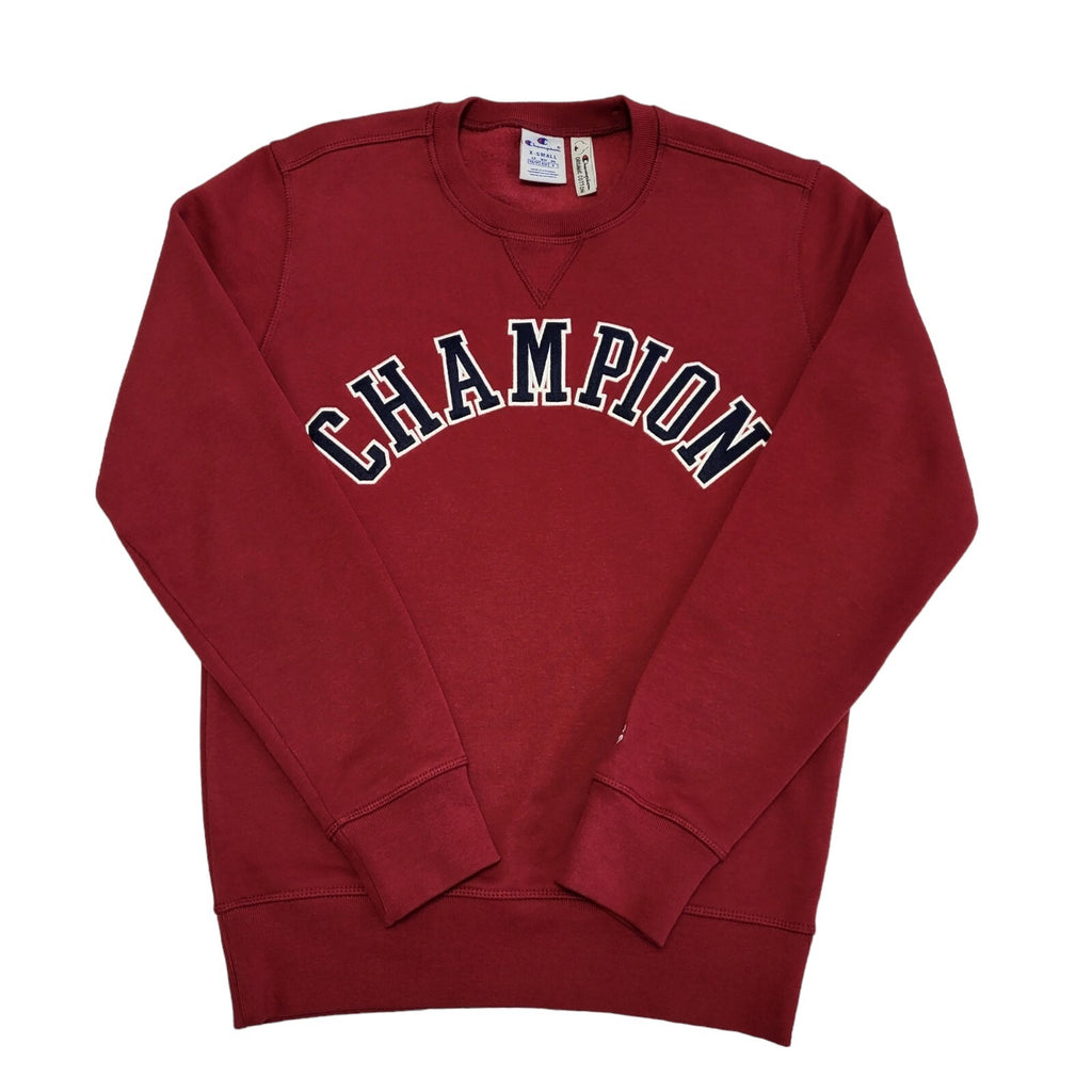 Champion Red Round Neck Sweatshirt Women's Size XS
