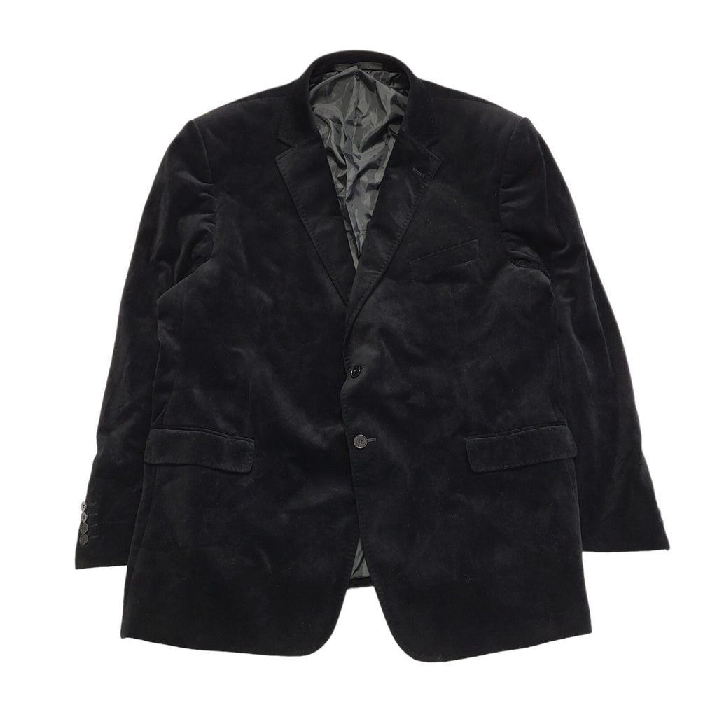 M&S Men Y2k Black Suit Jacket Uk Men's Size 2XL 48"