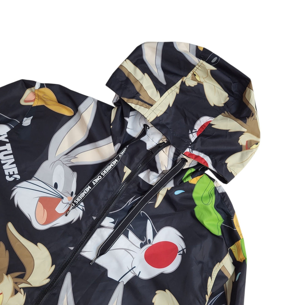 Looney Tubes Windbreaker Hooded Jacket  Bugs Bunny UK Men's Size XL