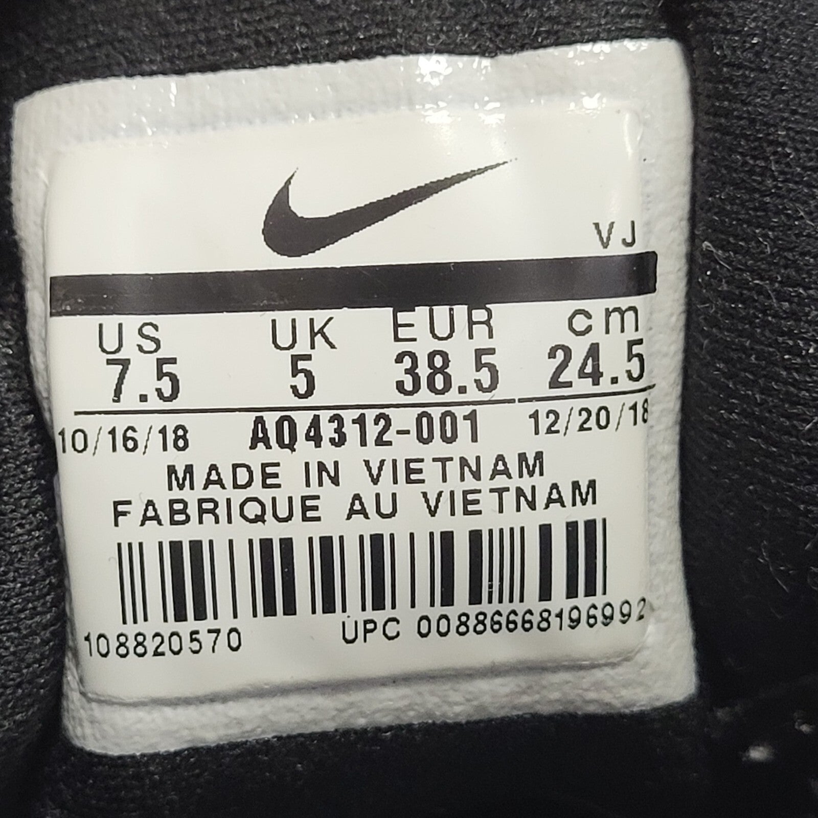 Nike Air Max INTRLK Lite Black Sports Women's Trainers Uk 5