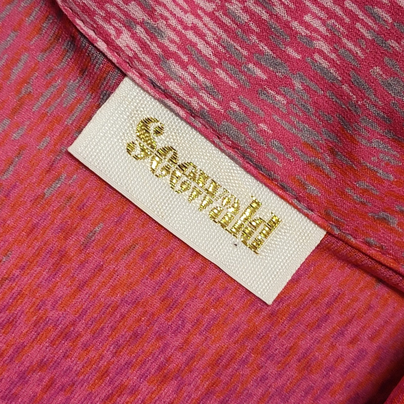 Seewald Vintage 70s Pink Short Sleeve A-Line Dress Uk Women's Size 10