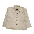 The Basement x TMD Collaboration Cream Button-Up Cotton Jacket Men's Size Large