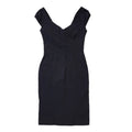 Jane Norman Y2K Black Bandeau Dress Womens UK 14 BNWT