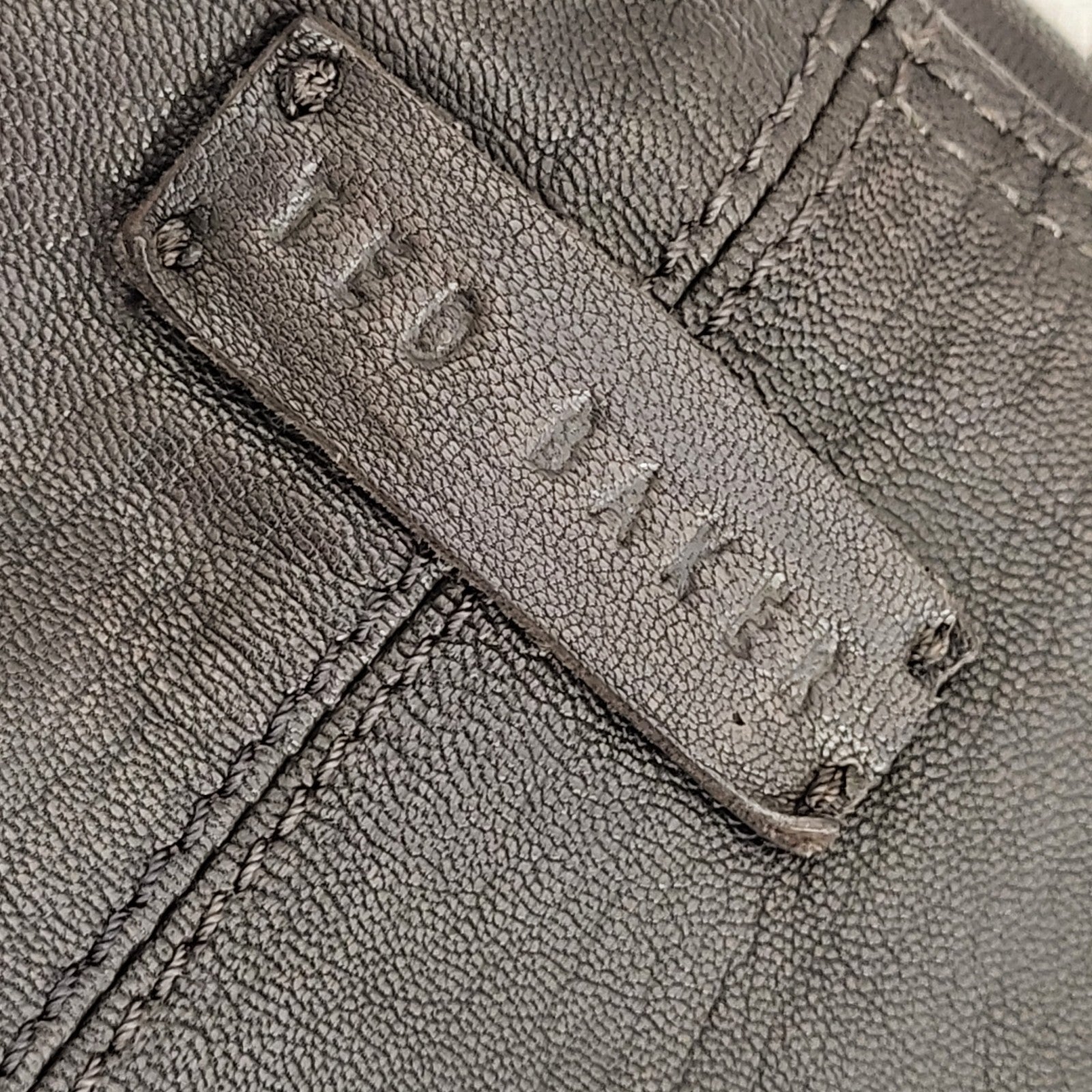 Ted Baker Brown Clasp Leather Medium Hand Bag Uk Women's Size 13.5" x 13.5"
