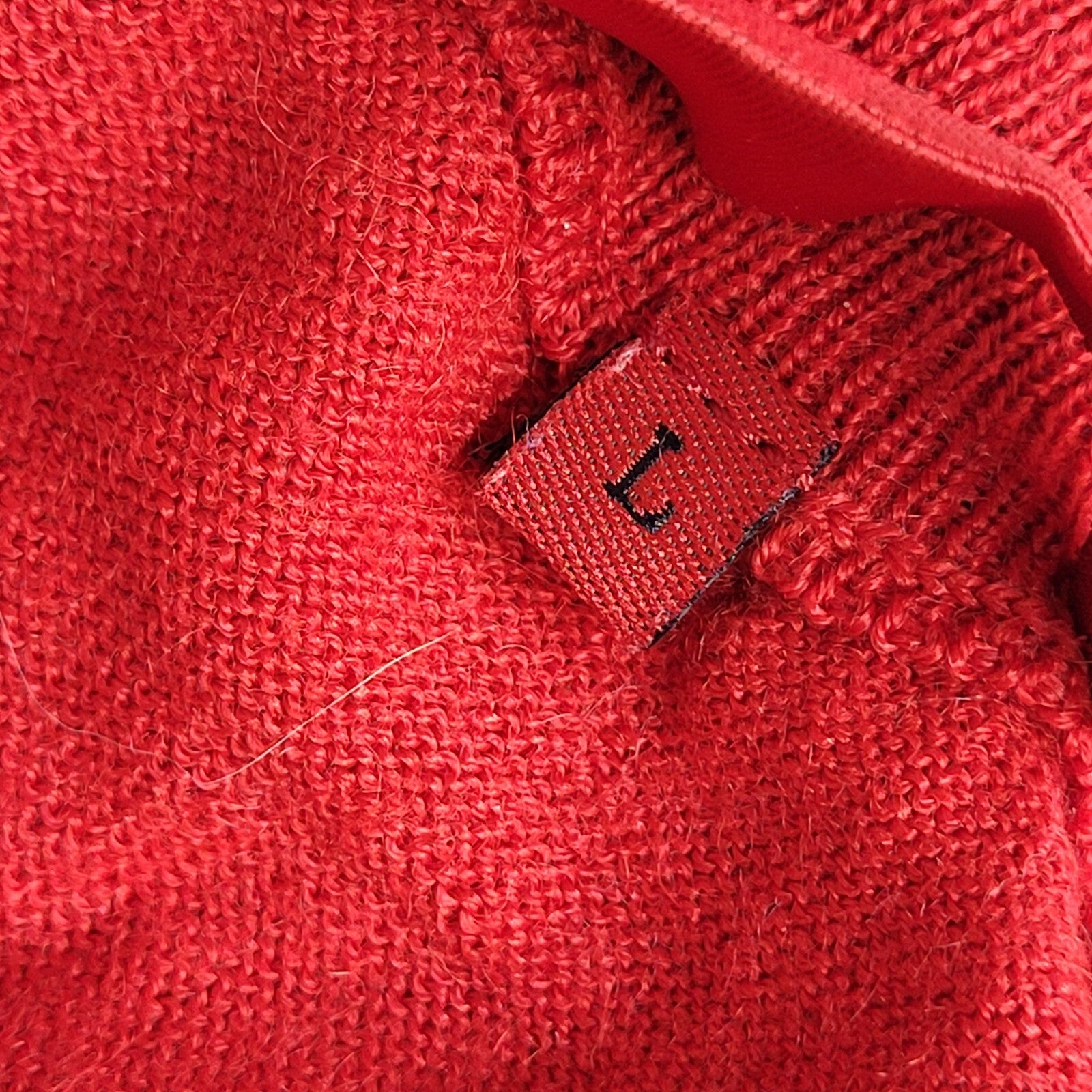 Gabicci Vintage 90's Red V-Neck Jumper UK Men's Size Large
