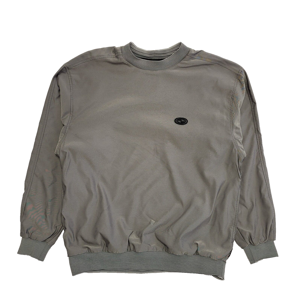 Nike Grey Vintage 90s Sweatshirt Uk Men's Size Large