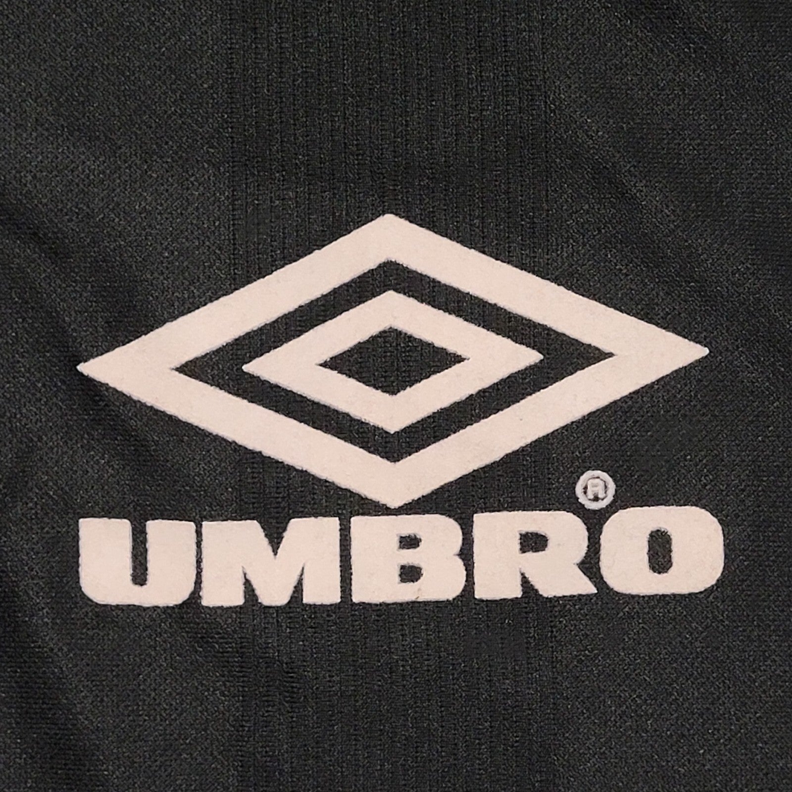 Umbro 90s Vintage Black V-Neck Short Sleeve T-Shirt Mens Size XL