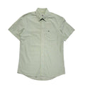Lacoste Vintage 90's Green Blue Check Short Sleeve Shirt Men's UK L