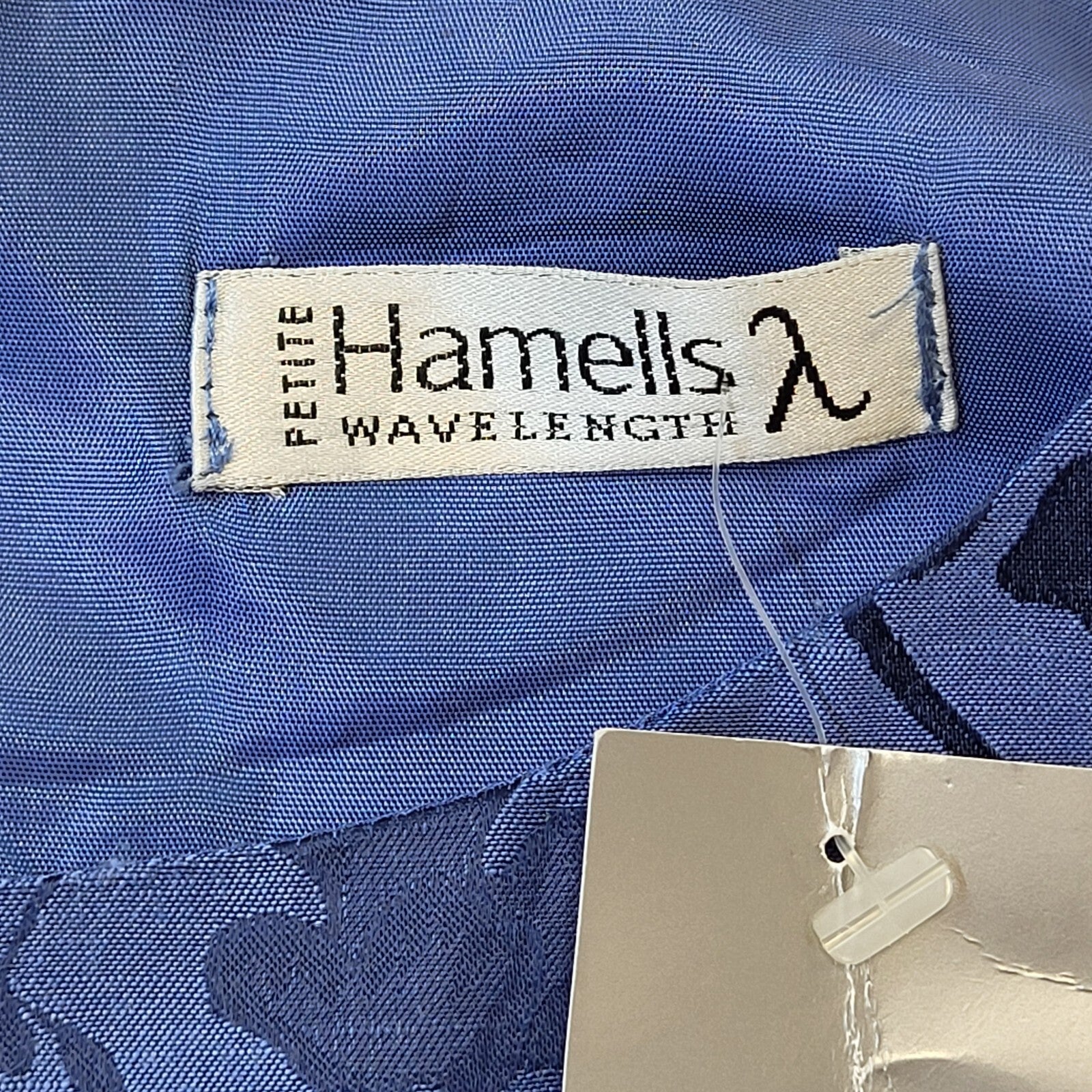 Hamels BNWT 90s Vintage Blue Floral Zip Fasten Dress Women's Size 12 Petite