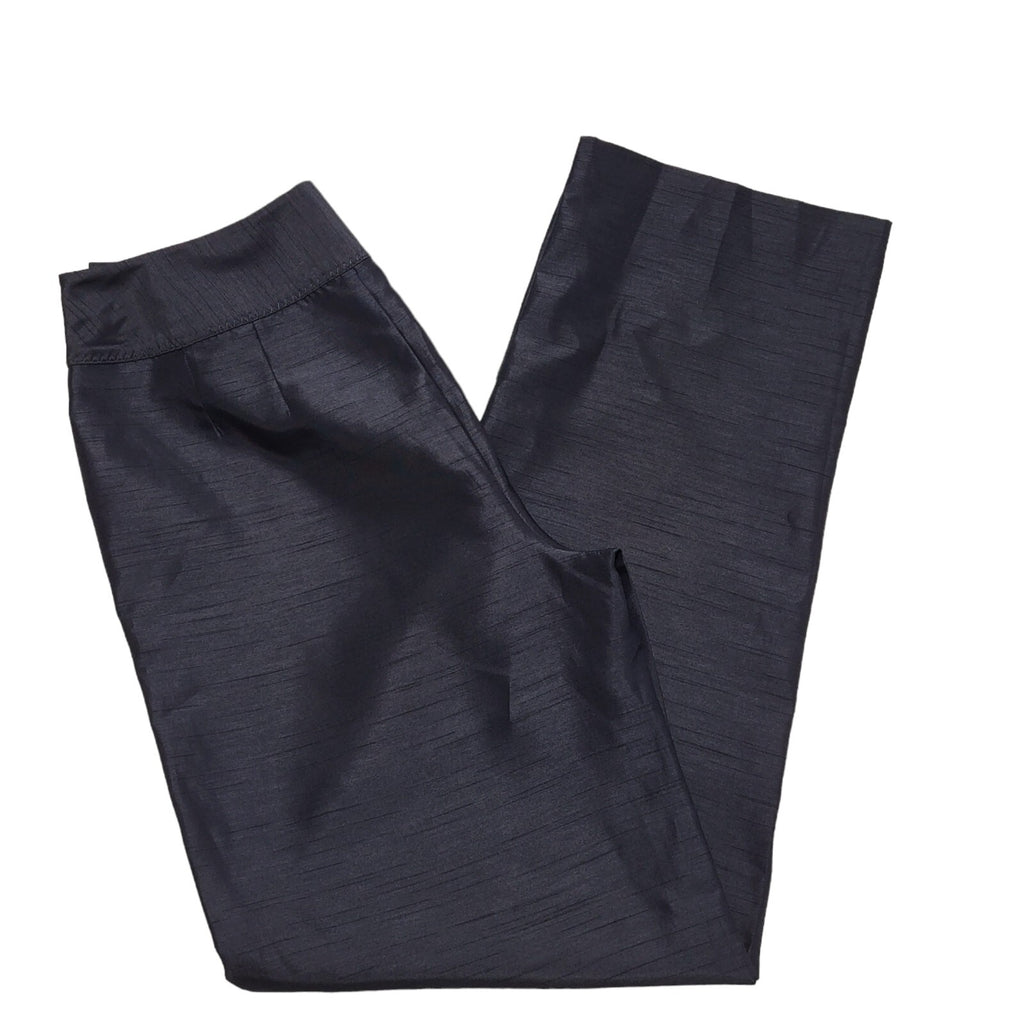 Quo Vintage 90's Dark Blue Straight Trousers Uk Women's Size 10 W28 L29