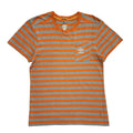 Adidas Orange & Grey Striped Vintage 90s T-Shirt Uk Men's Medium