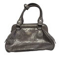 CB Grey Leather Hand Bag Uk Women's Size 10" x 7"