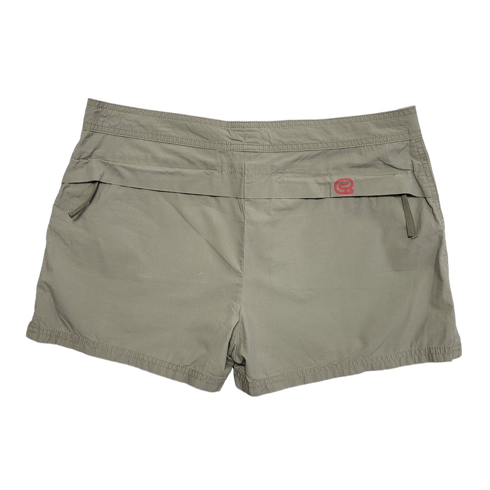 Ellesse Y2K Vintage Beige Sport Shorts Womens UK Size 12-14