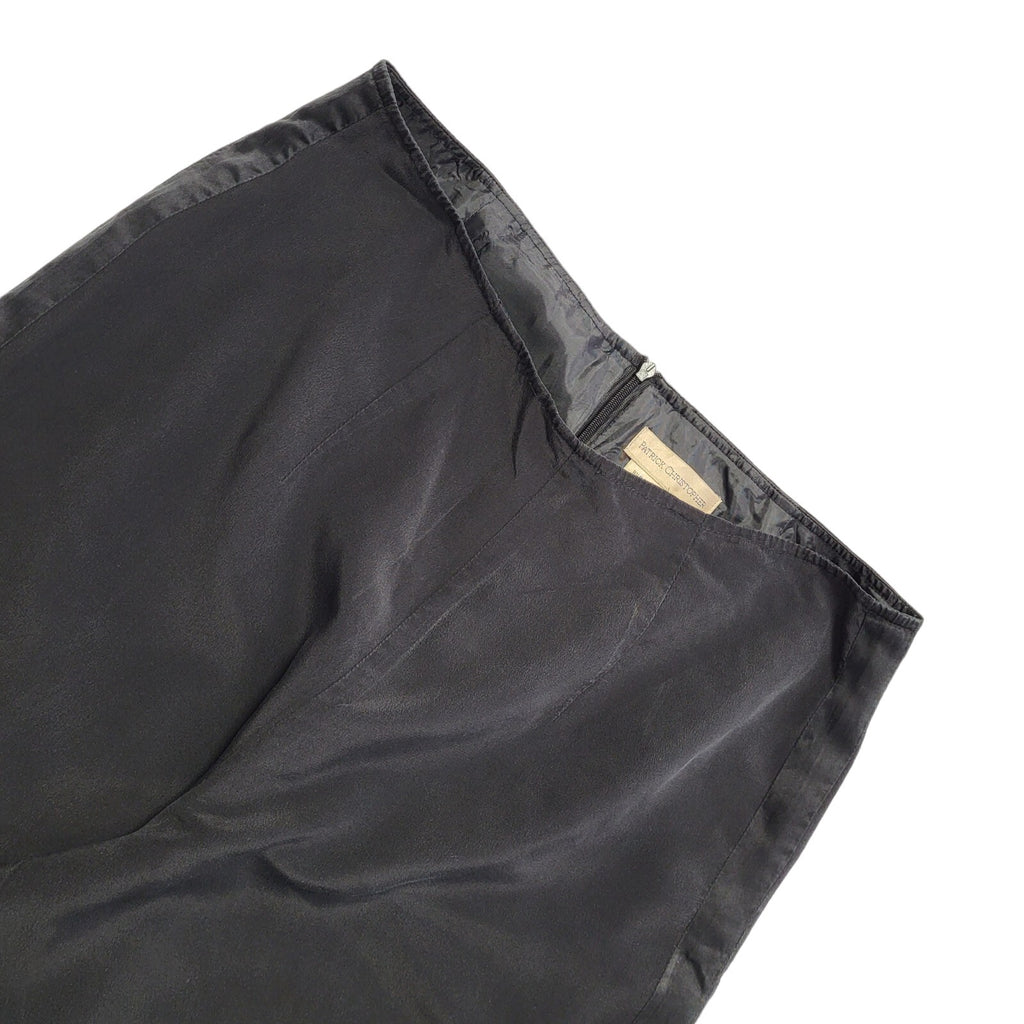 Patrick Christopher Vintage 90's Black Dress Trousers Uk Women's 10 W28 L30