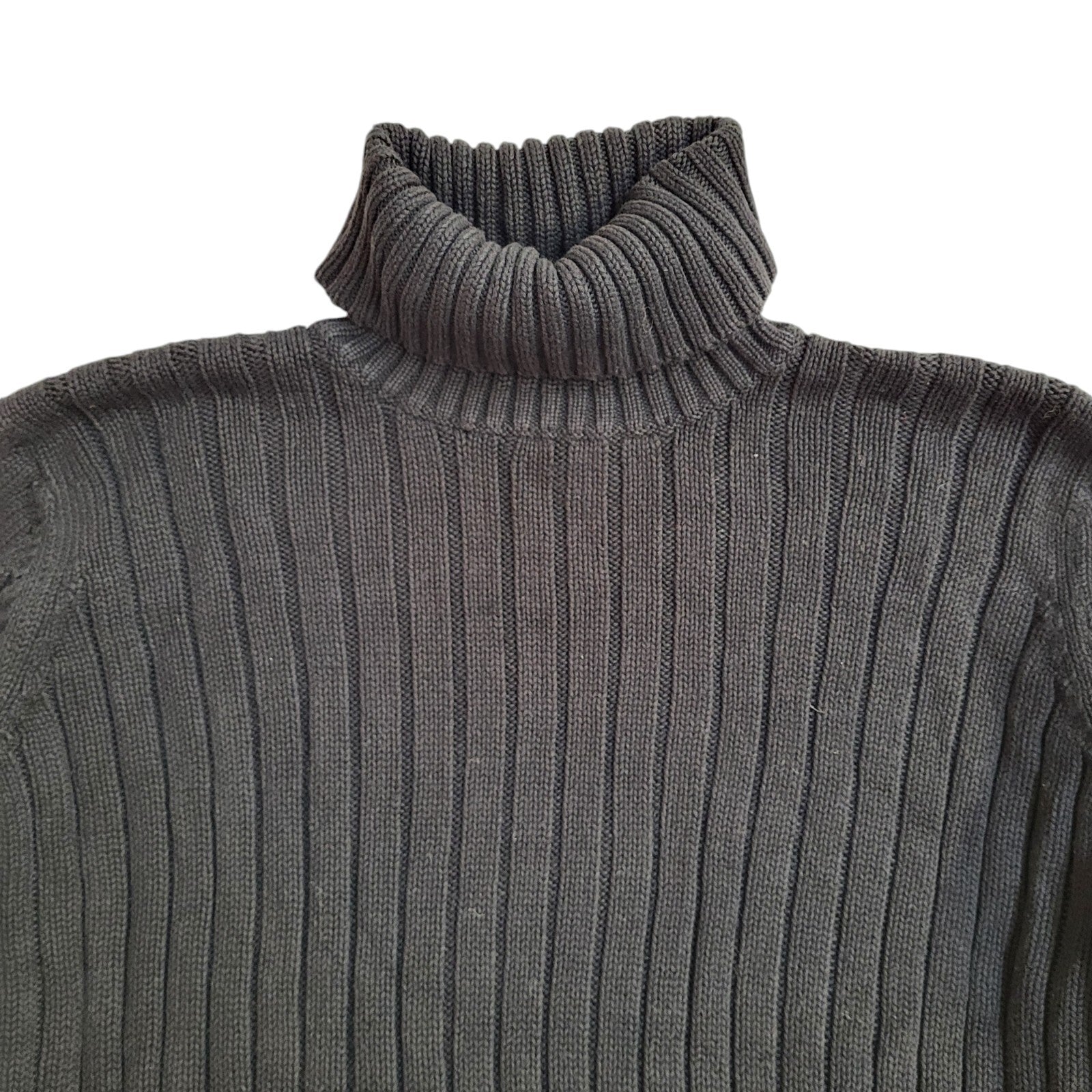 Marks and Spencer Roll Neck Black Vintage 90's Jumper UK Women's Size 18