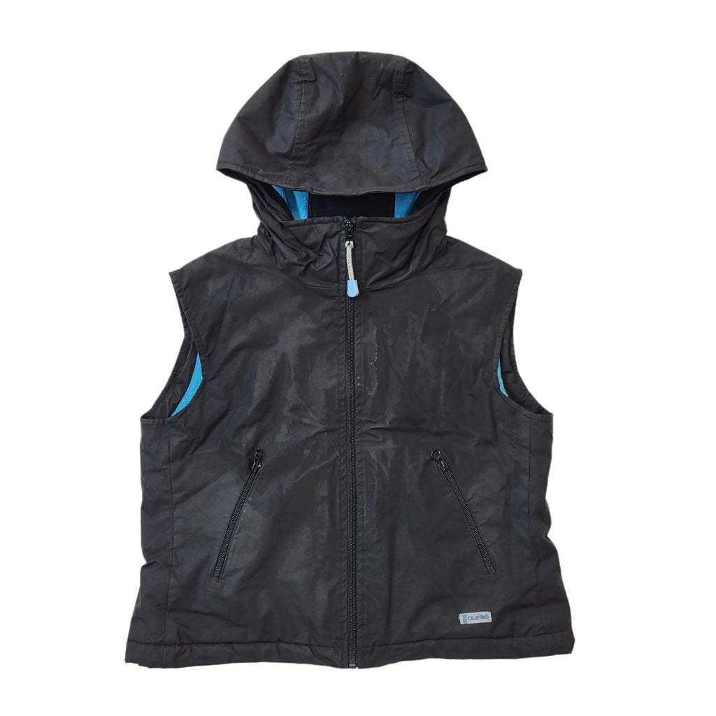 Calvin Klein 90's Vintage Hooded Zip Up Gilet Women's Size Large
