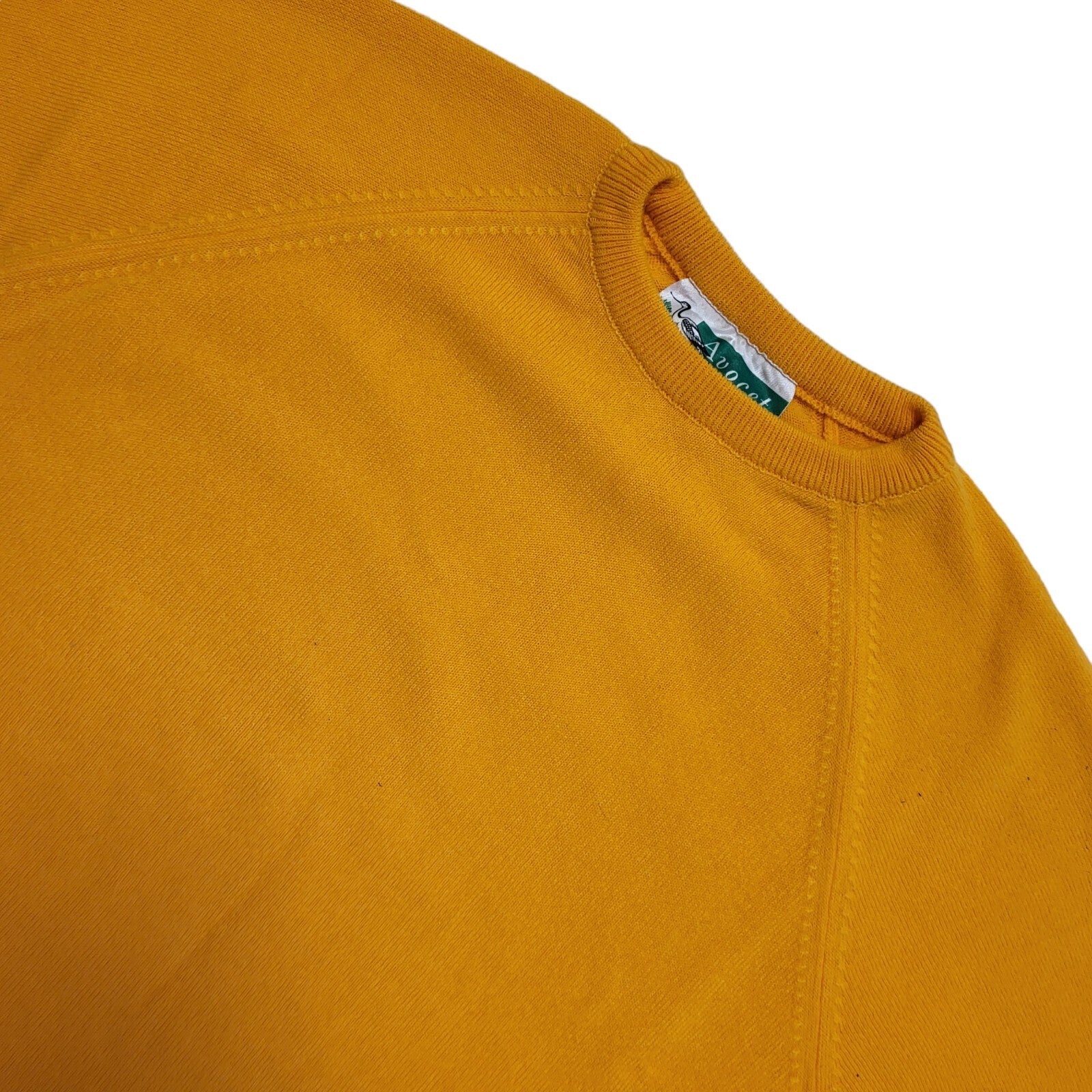 Aocet Vintage 80s Orange Round Neck T Shirt Uk Women's Size 10