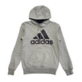 Adidas Vintage Y2k Grey Pullover Sweatshirt Hoodie Uk Men's Size S