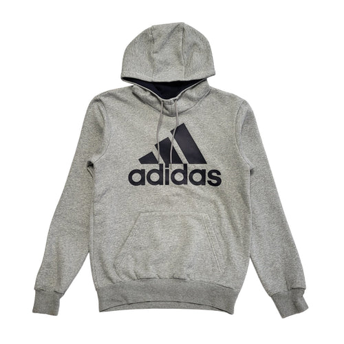 Adidas Vintage Y2k Grey Pullover Sweatshirt Hoodie Uk Men's Size S