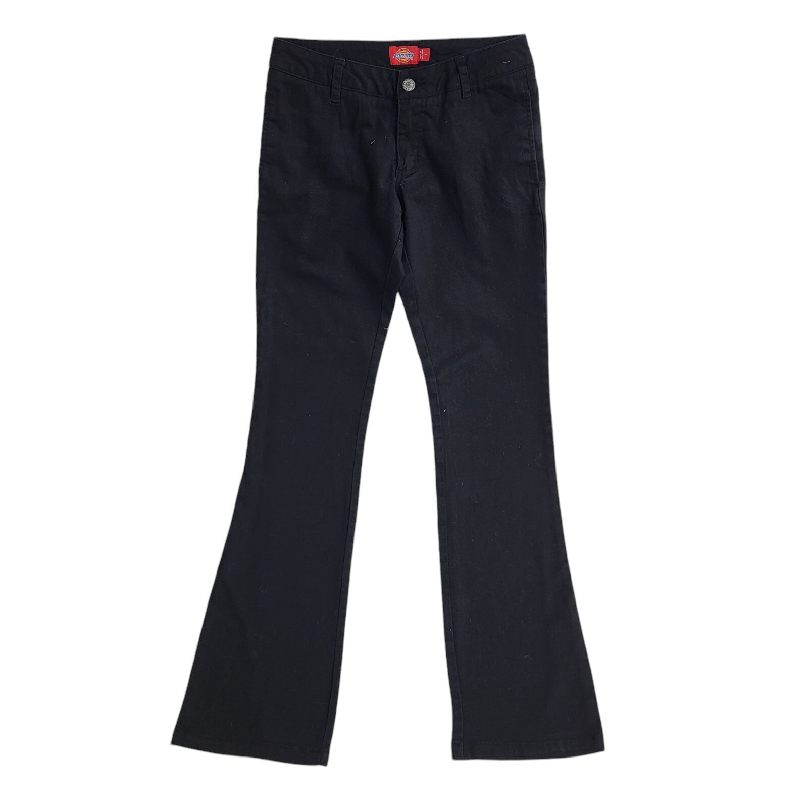 Dickies 90s Vintage Black Straight Leg Work Trousers Uk Women's 8 W26 L30
