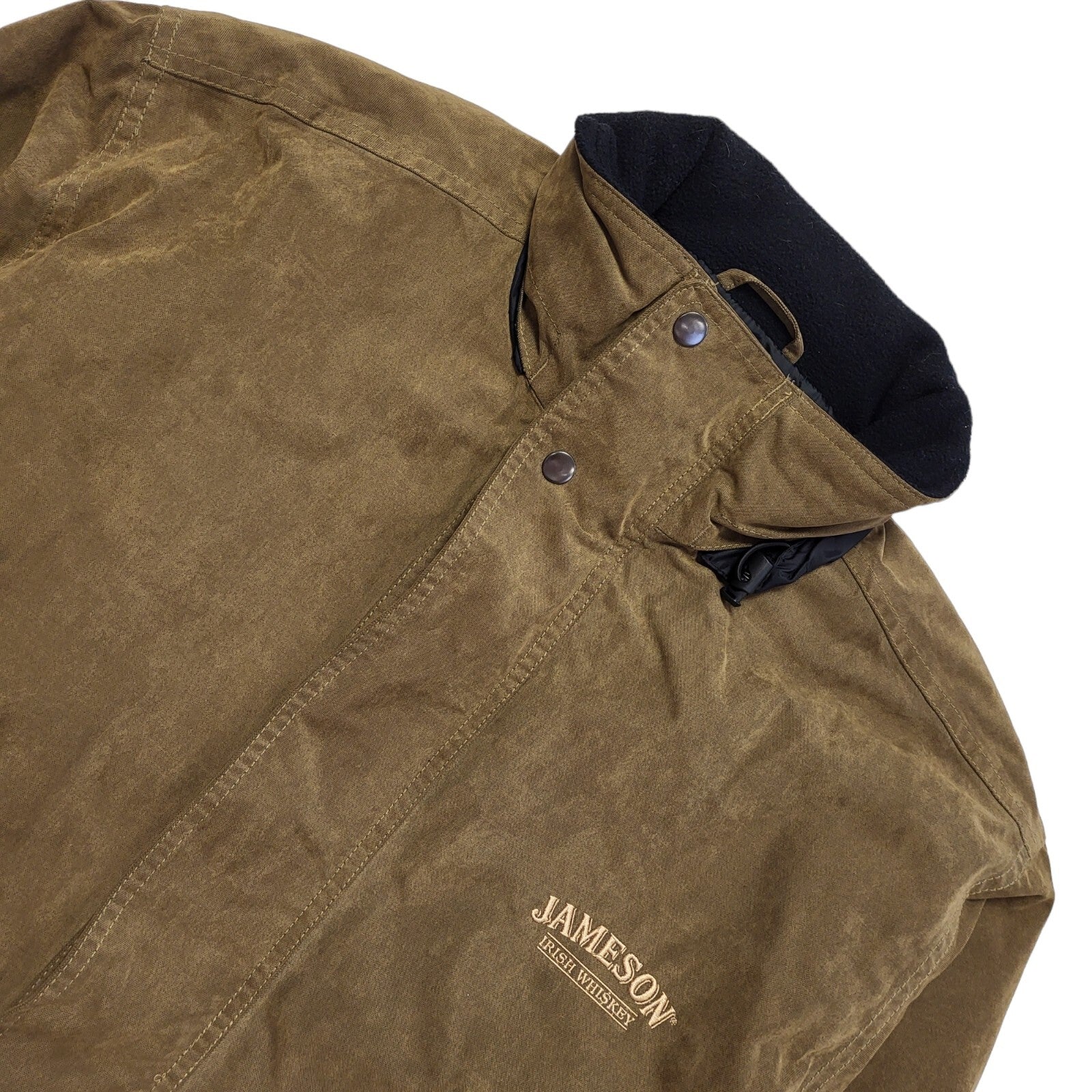 Jameson Brown 90s Vintage Faux Suede Jacket Uk Men's Size Medium