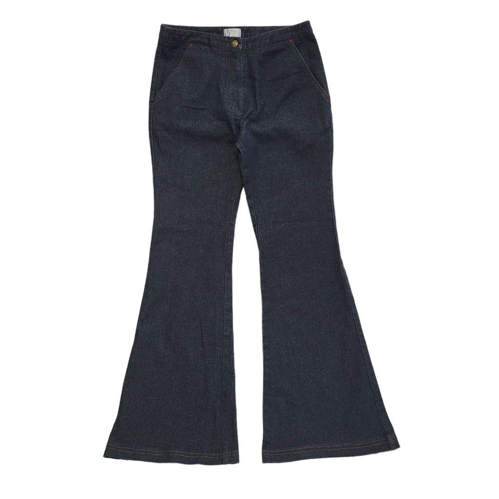 Soon Vintage Y2k Dark Blue Bootcut Denim Jeans Women's Size 12 W32 L30