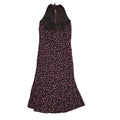 Bay Vintage 90s Pink & Purple Polka Dot Sleeveless Dress Uk Women's Size 10