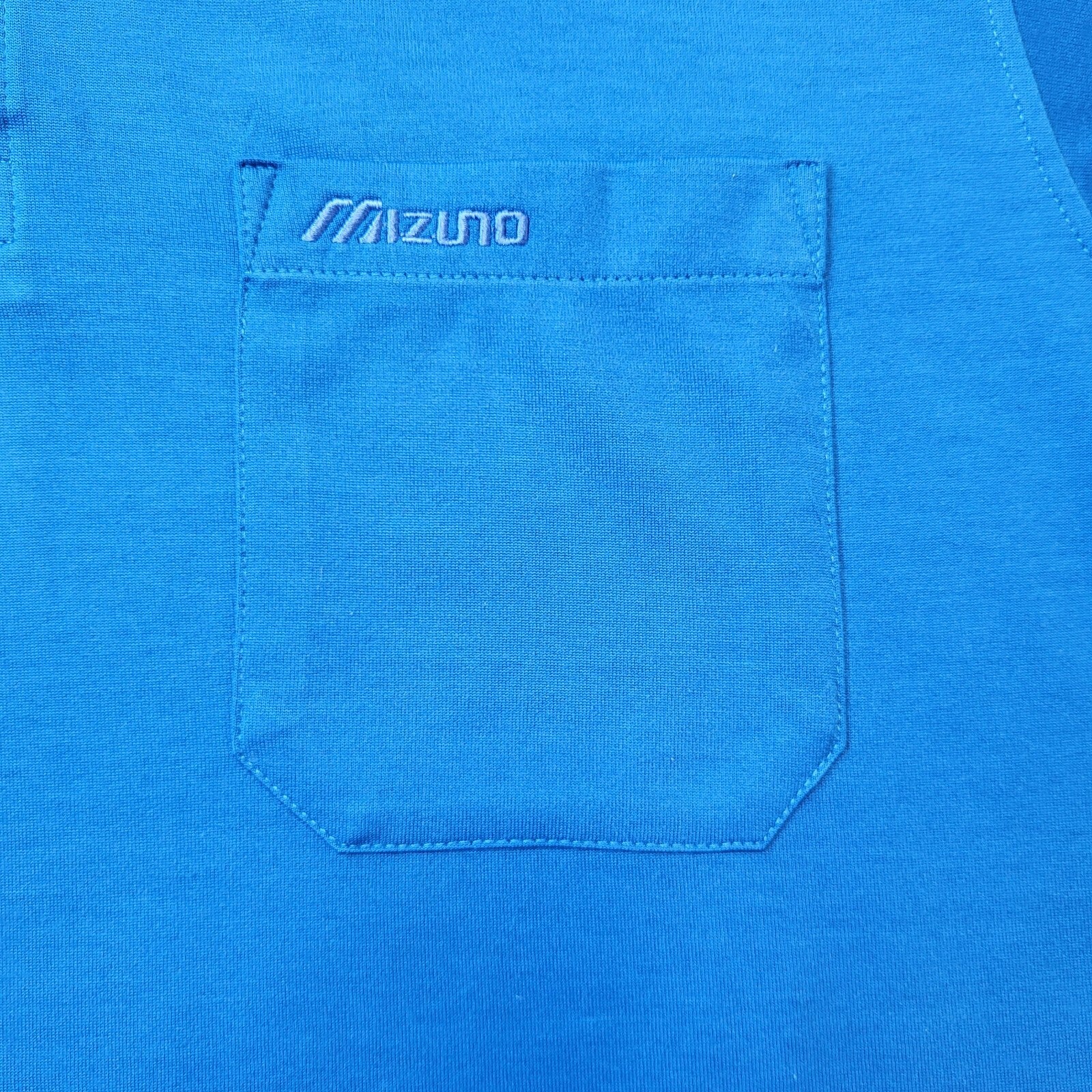 Mizuno 90s Vintage Blue Short Sleeve Golf Polo Shirt Men's Size Large