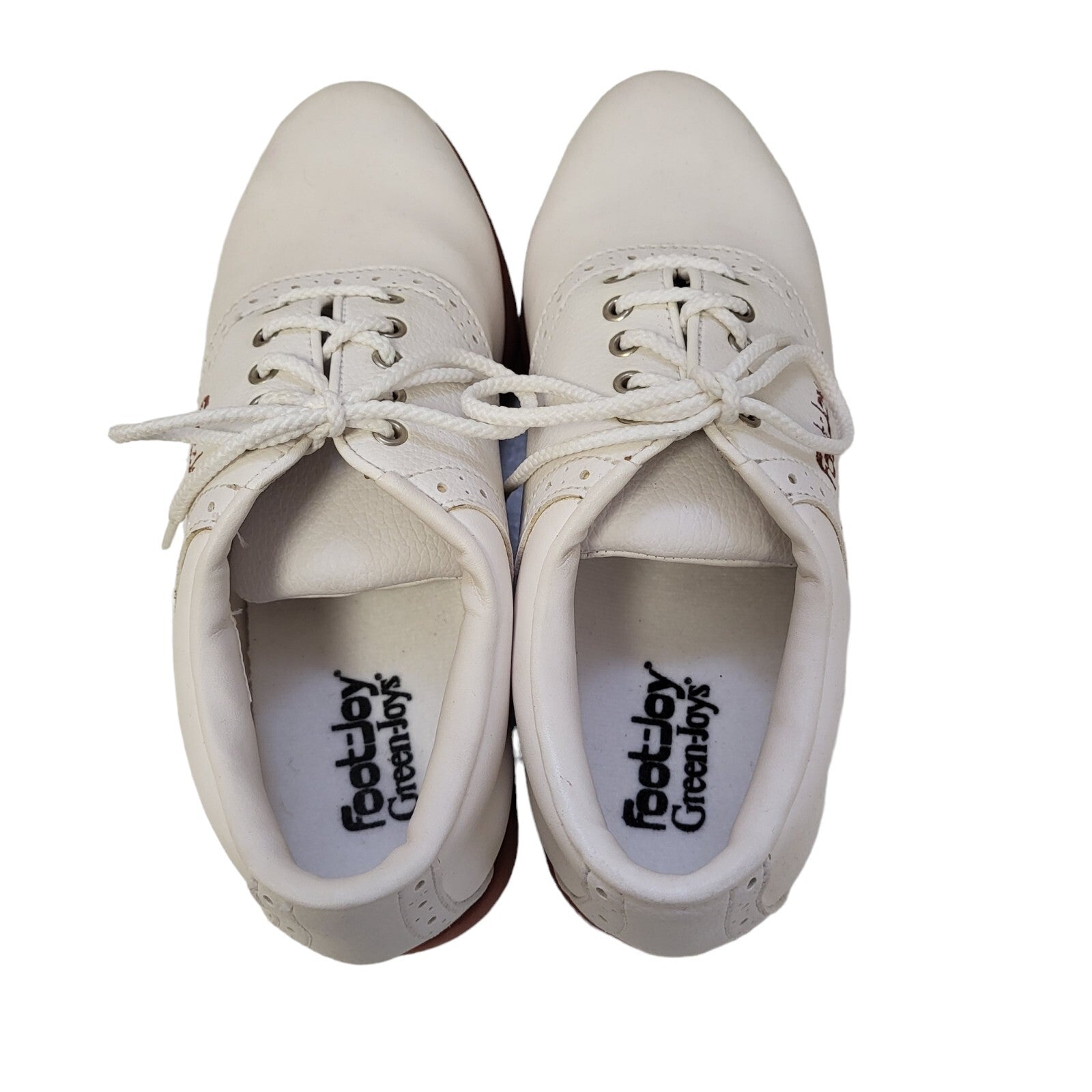 FootJoy White Lace-Up Golf Shoes Uk Women's Size 4.5 Bnwb
