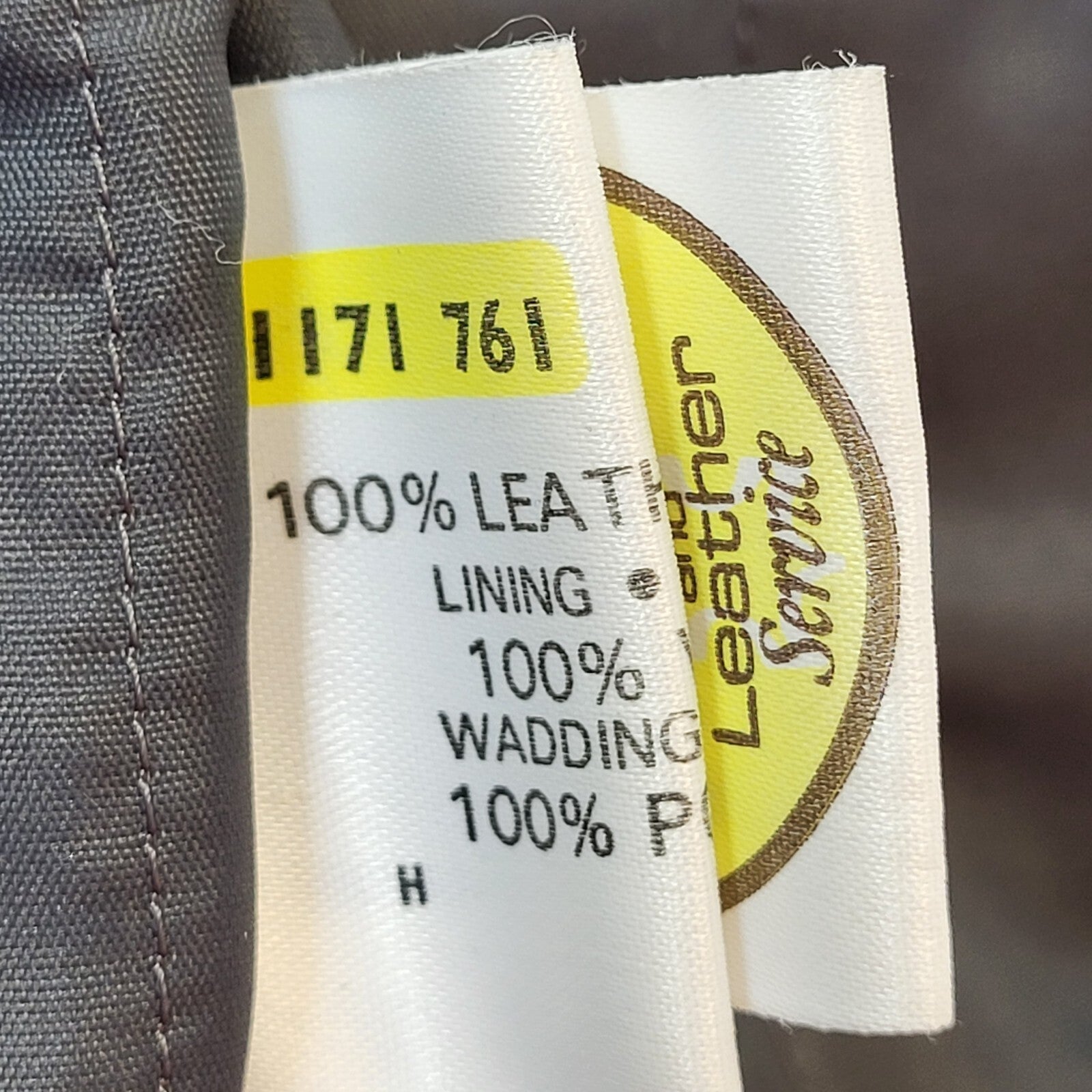 St Michael 80s Vintage Grey t Zip Fasten Leather Jacket Men's Size Medium