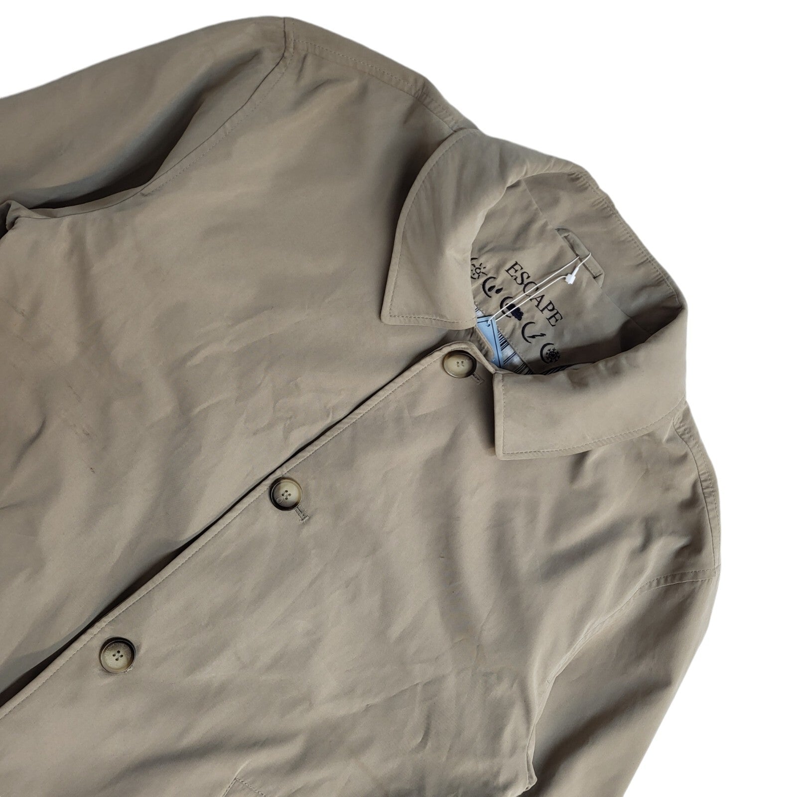 Greenwoods Escape Beige Outdoor Protection Coat UK Men's Size M BNWT