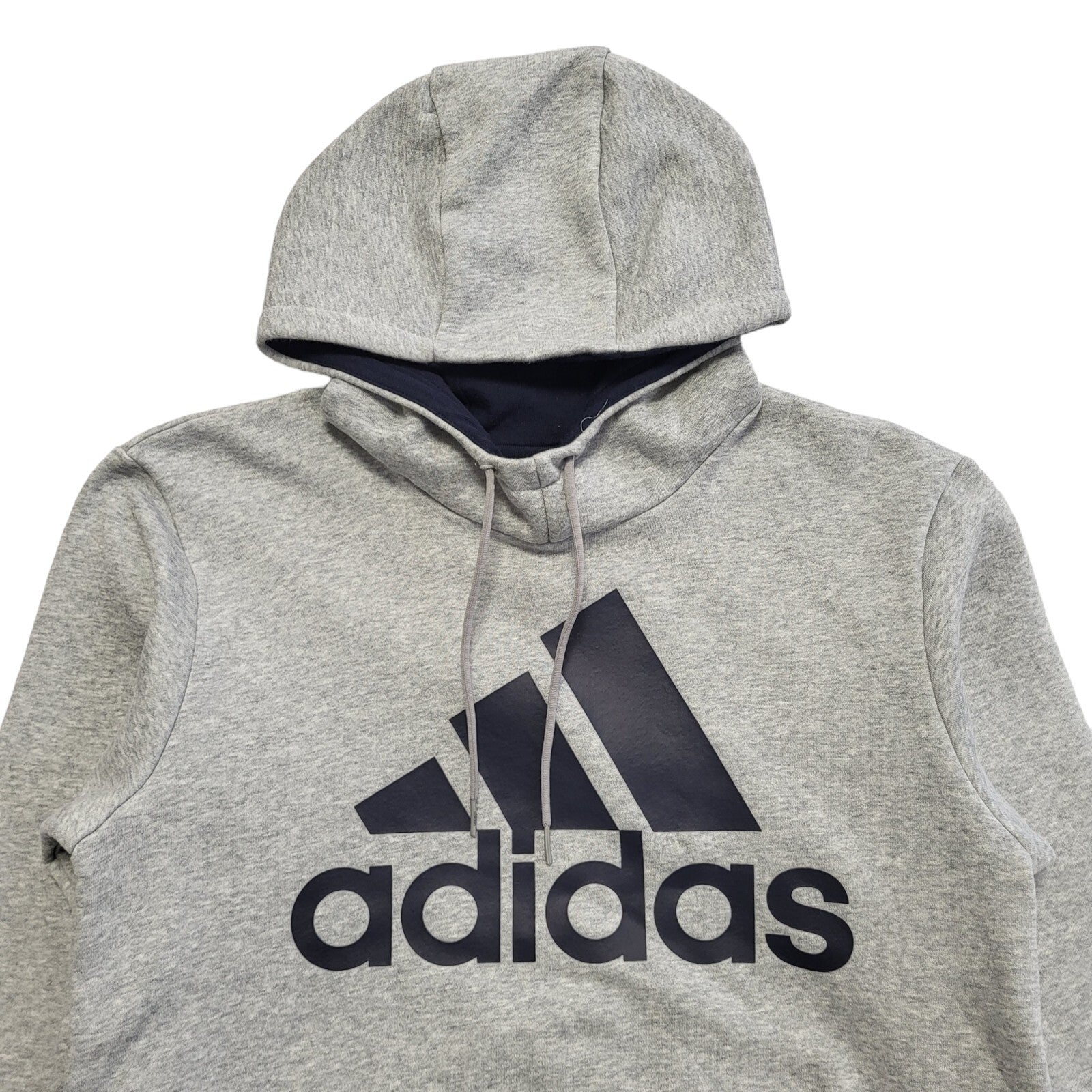 Adidas Vintage Y2k Grey Pullover Sweatshirt Hoodie Uk Men's Size S