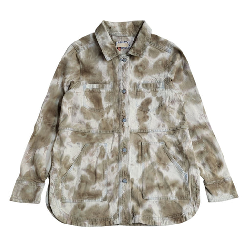 Anthropologie Denim Jacket Bnwt Y2k Beige UK Women's Size S