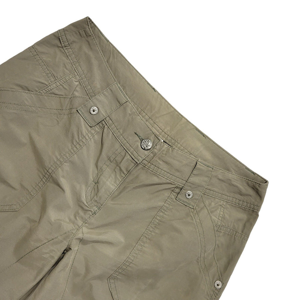 Next Vintage y2k  Green Wide Leg Casual Trousers Uk Women's Size 10 W28 L31
