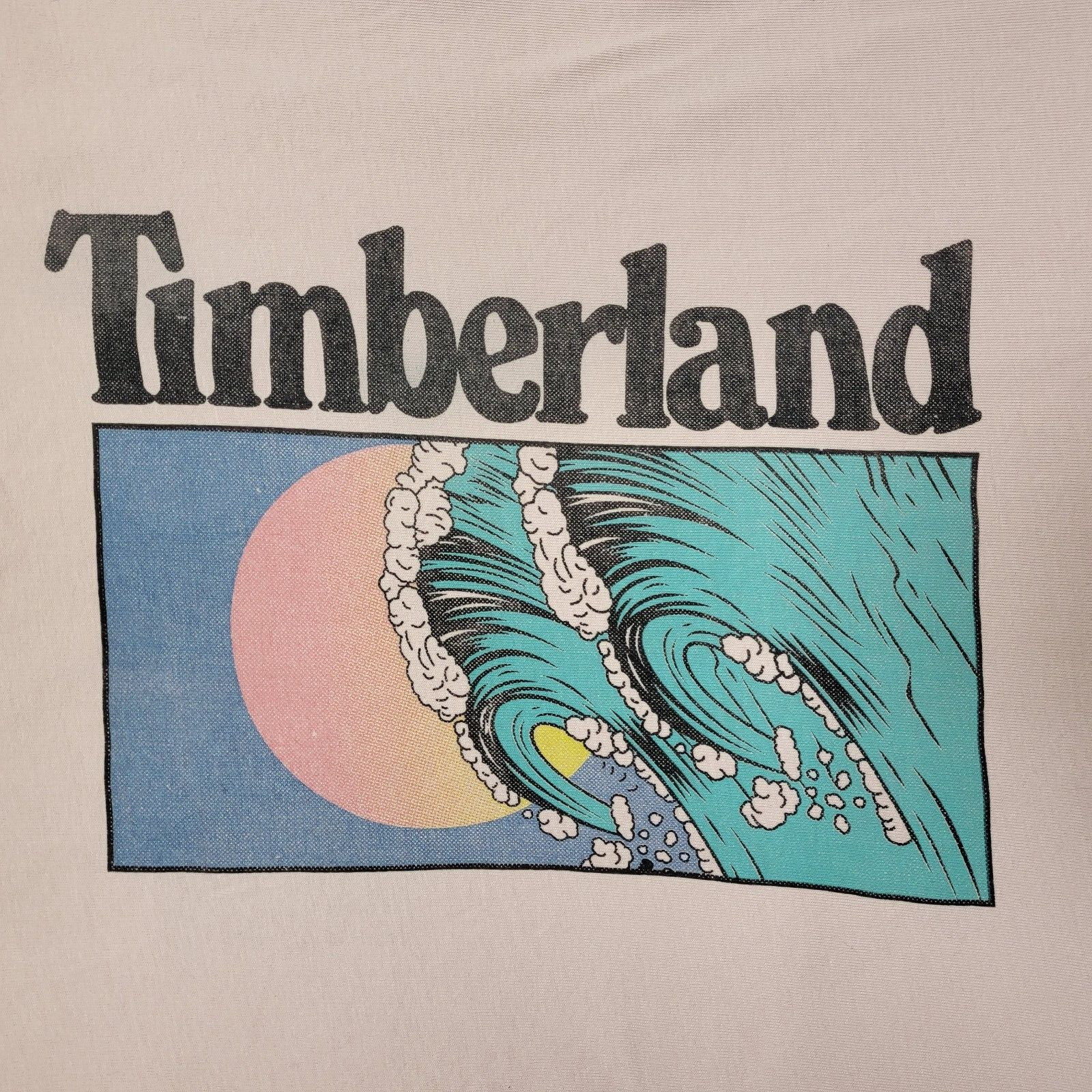 Timberland Vintage 90's Pink Short Sleeve T-Shirt Uk Men's Size Medium