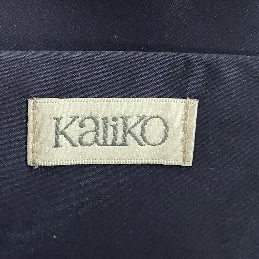 Kaiko Navy Blue Clasp Rectangle Micro Hand Bag Uk Women's Size 6" x 4"