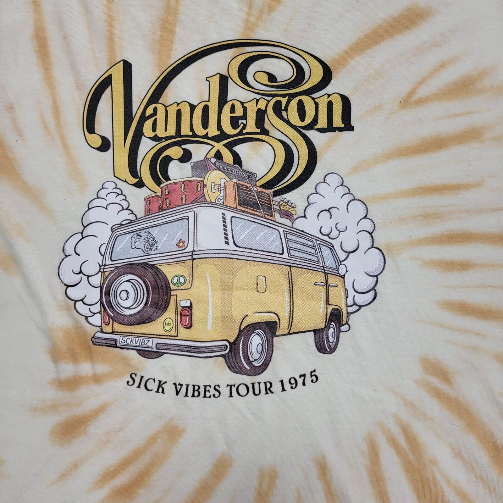Vans Y2K Orange Vintage Short Sleeve Round Neck T-Shirt Uk Men's Size M