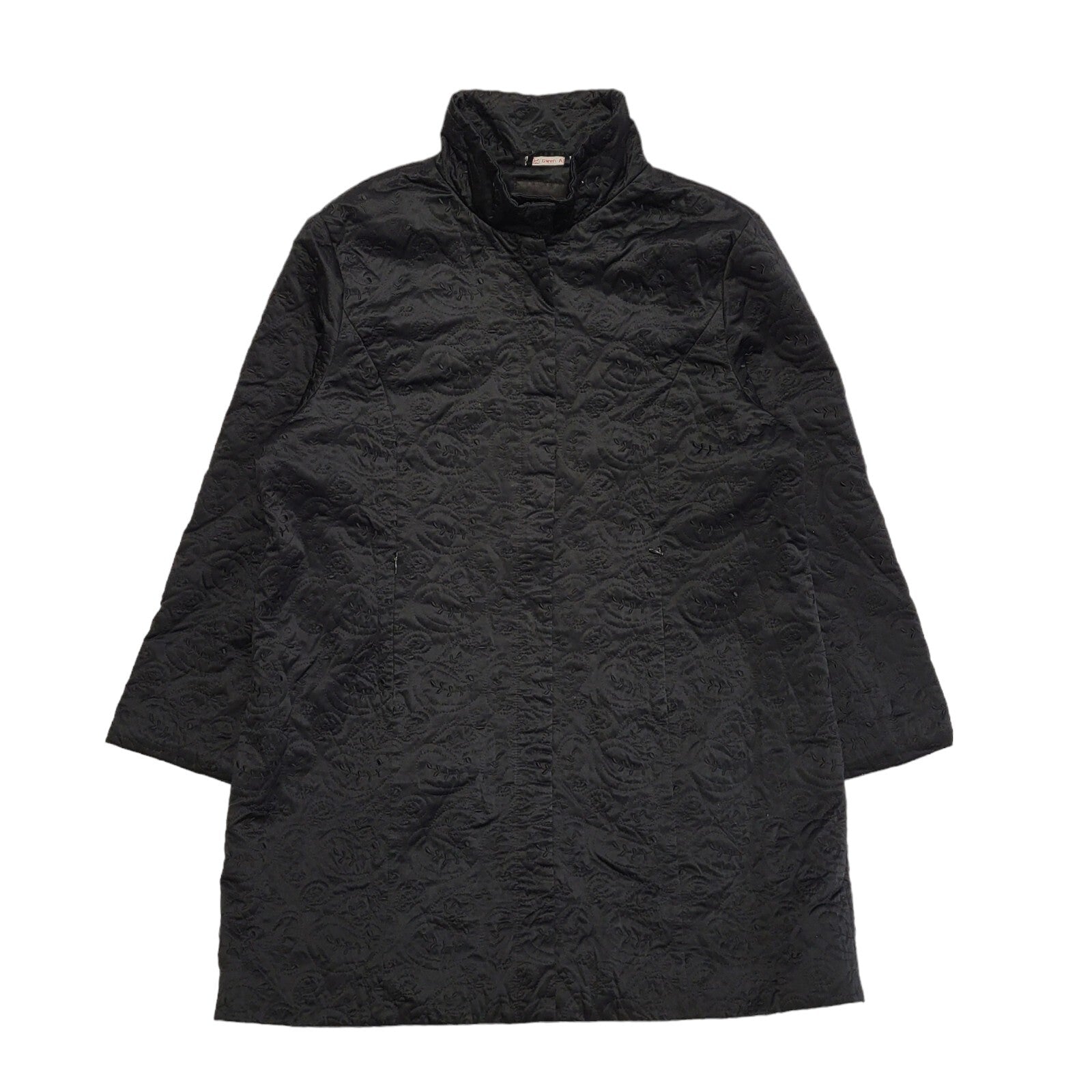 Dash 70s Vintage Black Button Jacket Uk Women's Size 18