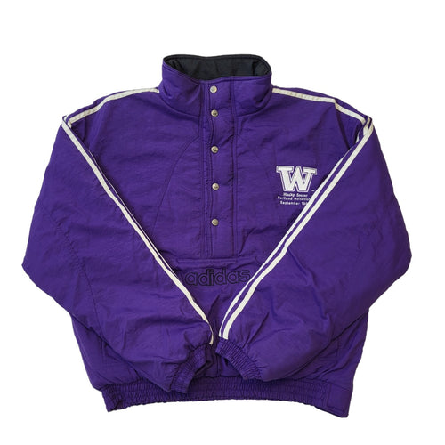 Adidas 1994 Vintage Purple Portland 1/4 Zip Pullover Sports Jacket Men's Size L