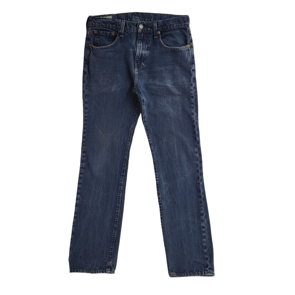 Levi's 90s Dark Blue Straight Leg Denim Jeans Uk Men's Size S W30 L32
