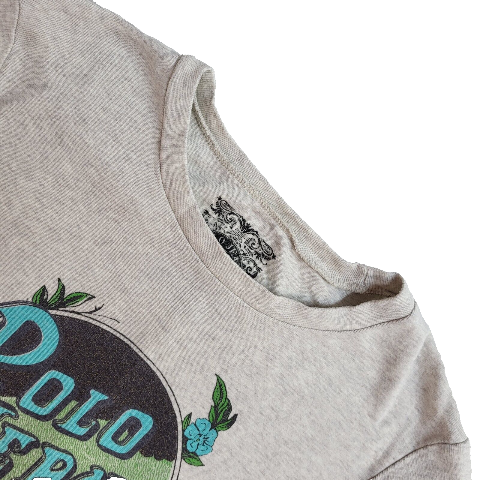 Polo Jeans Vintage 90s Grey T-Shirt Uk Women's Size Medium